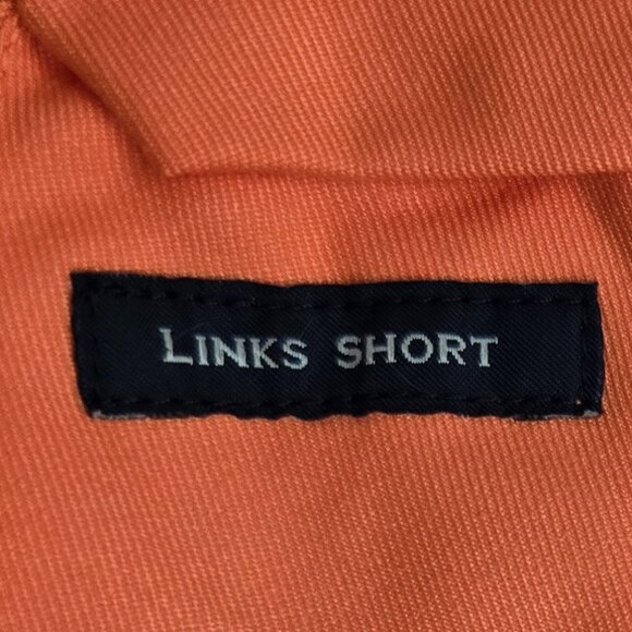 Vineyard Vines Link Shorts Men's Bright Orange Golf Flat Front Bold Preppy 34 - Picture 5 of 6